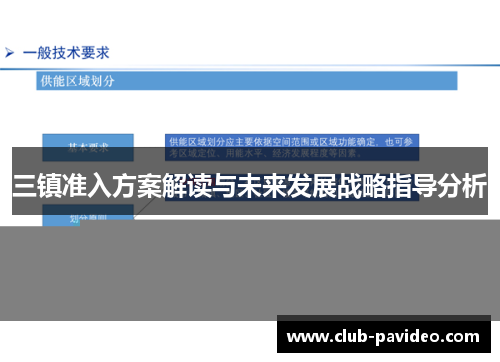 三镇准入方案解读与未来发展战略指导分析